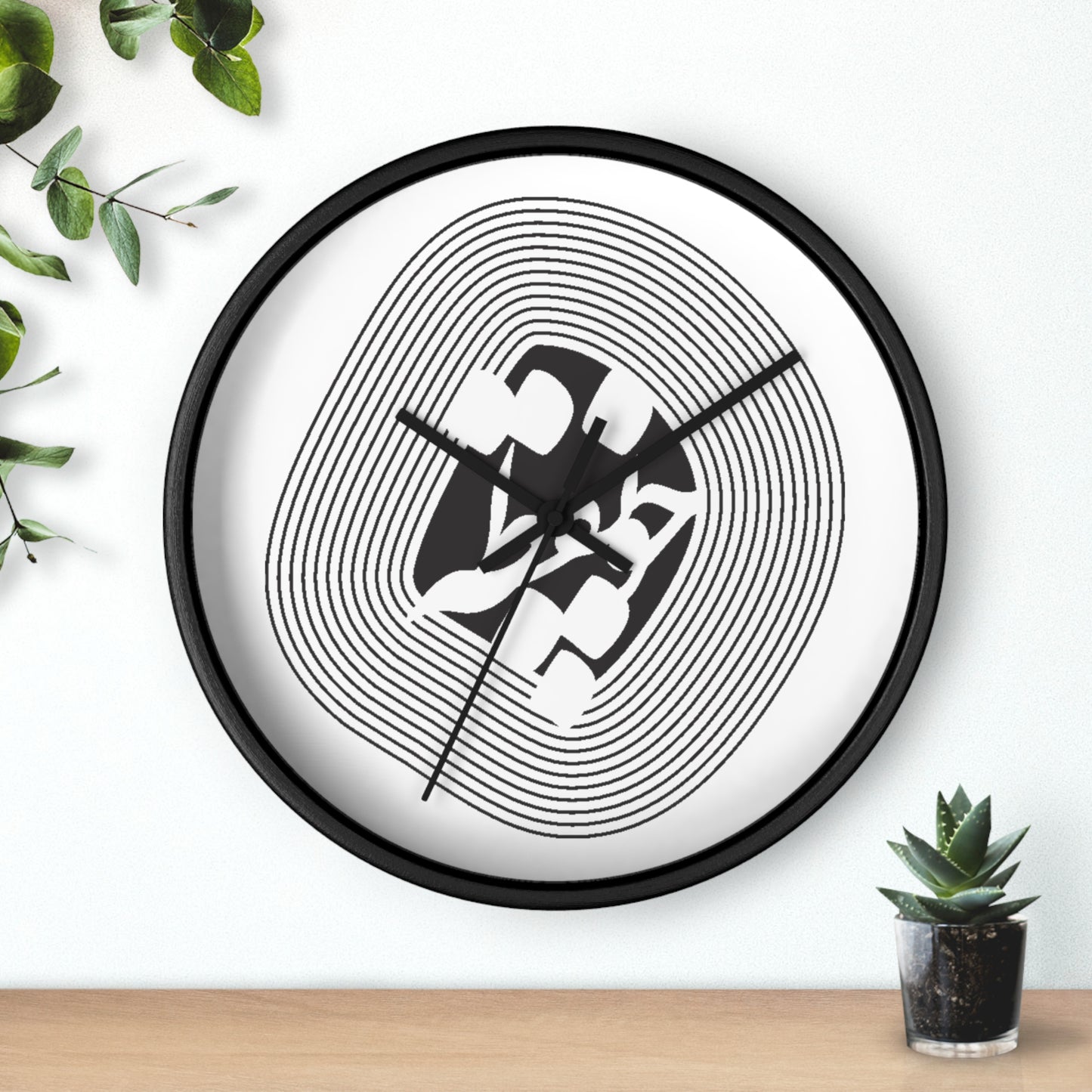 Persian Calligraphy Wall Clock