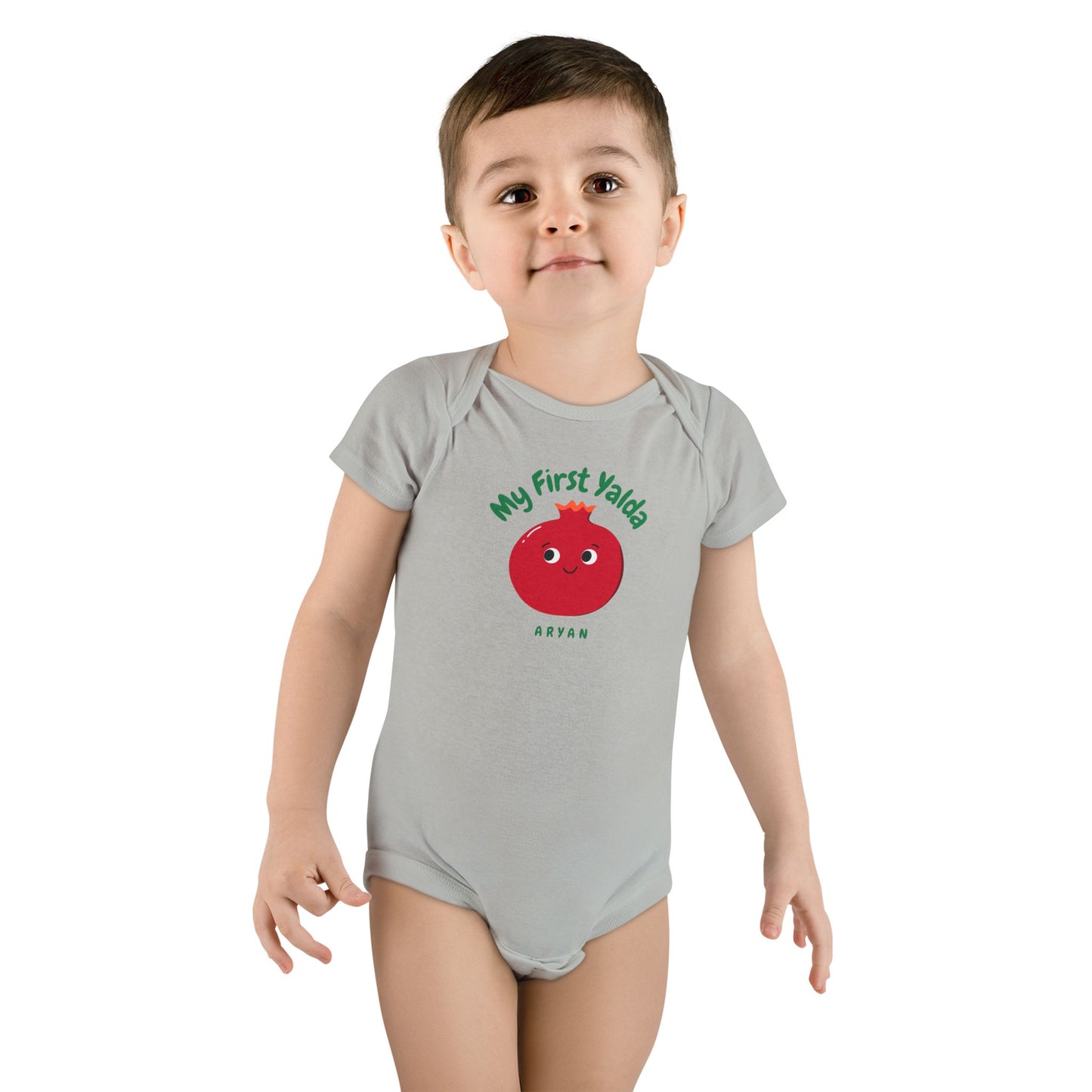 Personalized My First Yalda Baby Bodysuit