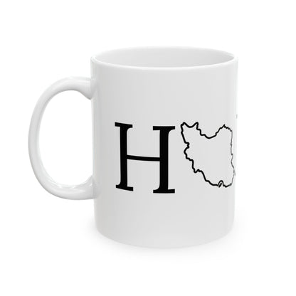 Where Home Is Ceramic Mug