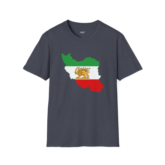 Iran Map Lion and Sun T-Shirt