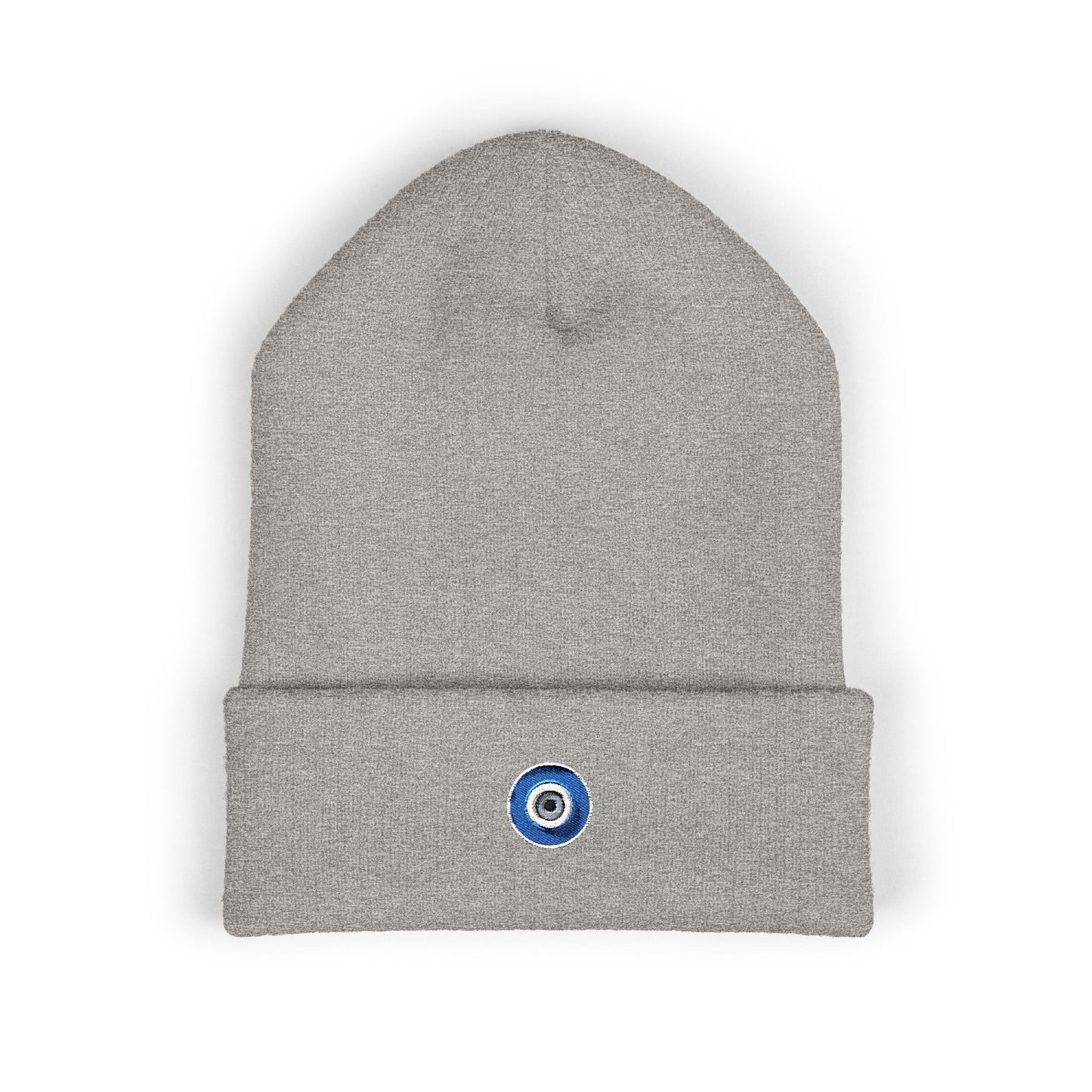 Evil Eye Cuffed Beanie (Embroidered)