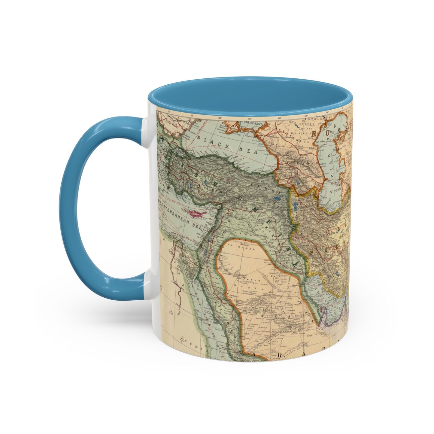Map of  Iran Ceramic Mug