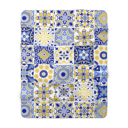 Mosaic Dream Sherpa Blanket