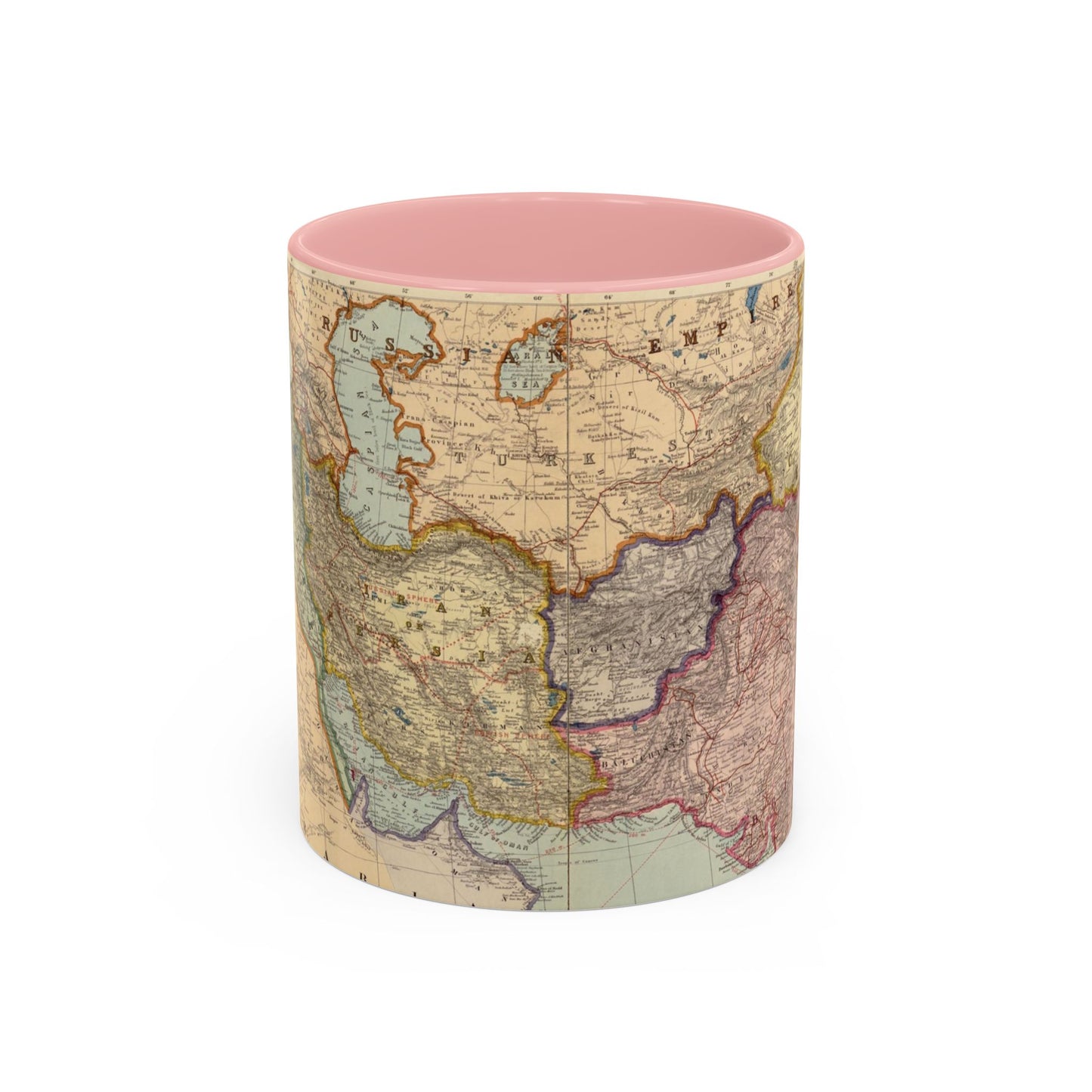 Map of  Iran Ceramic Mug