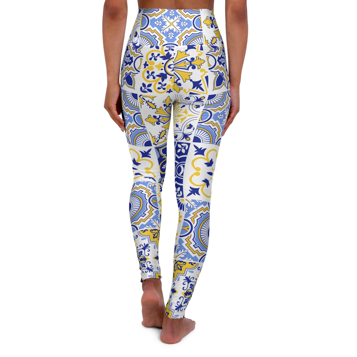 Golden Mosaic Yoga Pants
