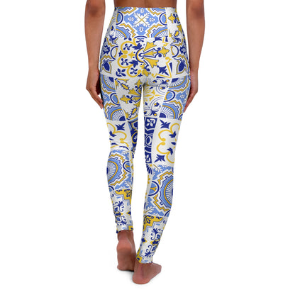 Golden Mosaic Yoga Pants