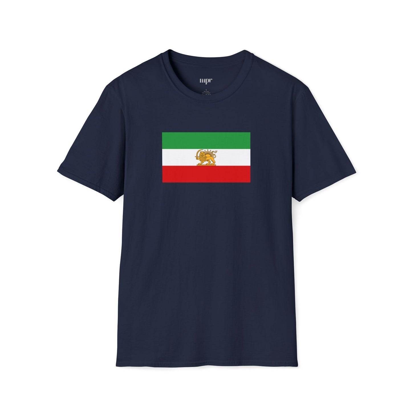Lion and Sun Iran Flag Unisex T-Shirt