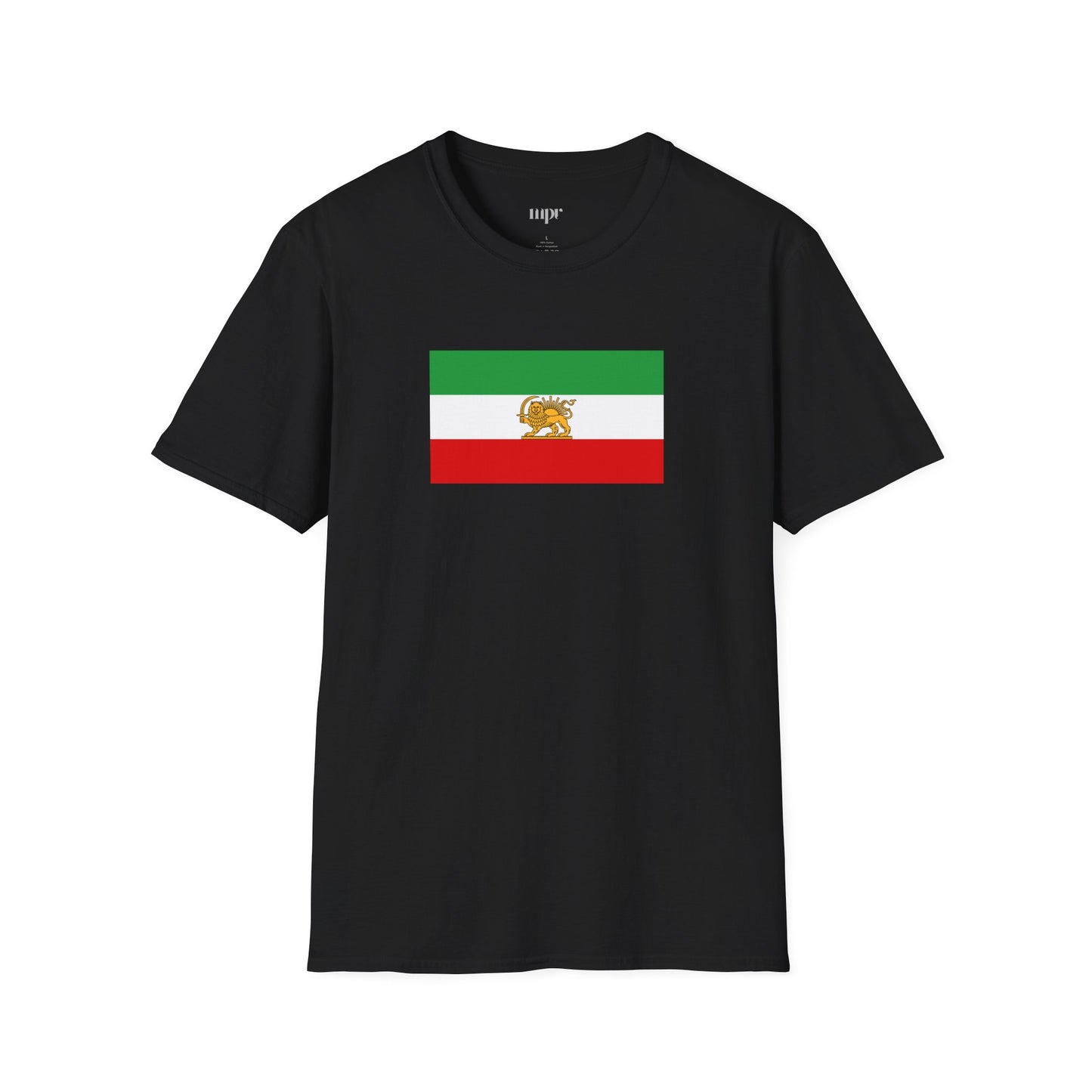 Lion and Sun Iran Flag Unisex T-Shirt