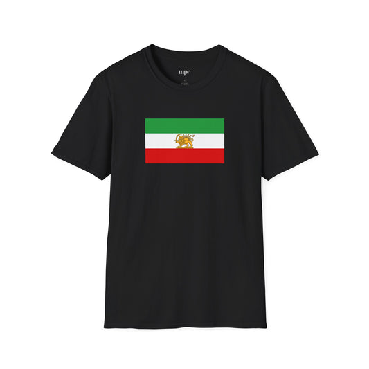 Lion and Sun Iran Flag Unisex T-Shirt