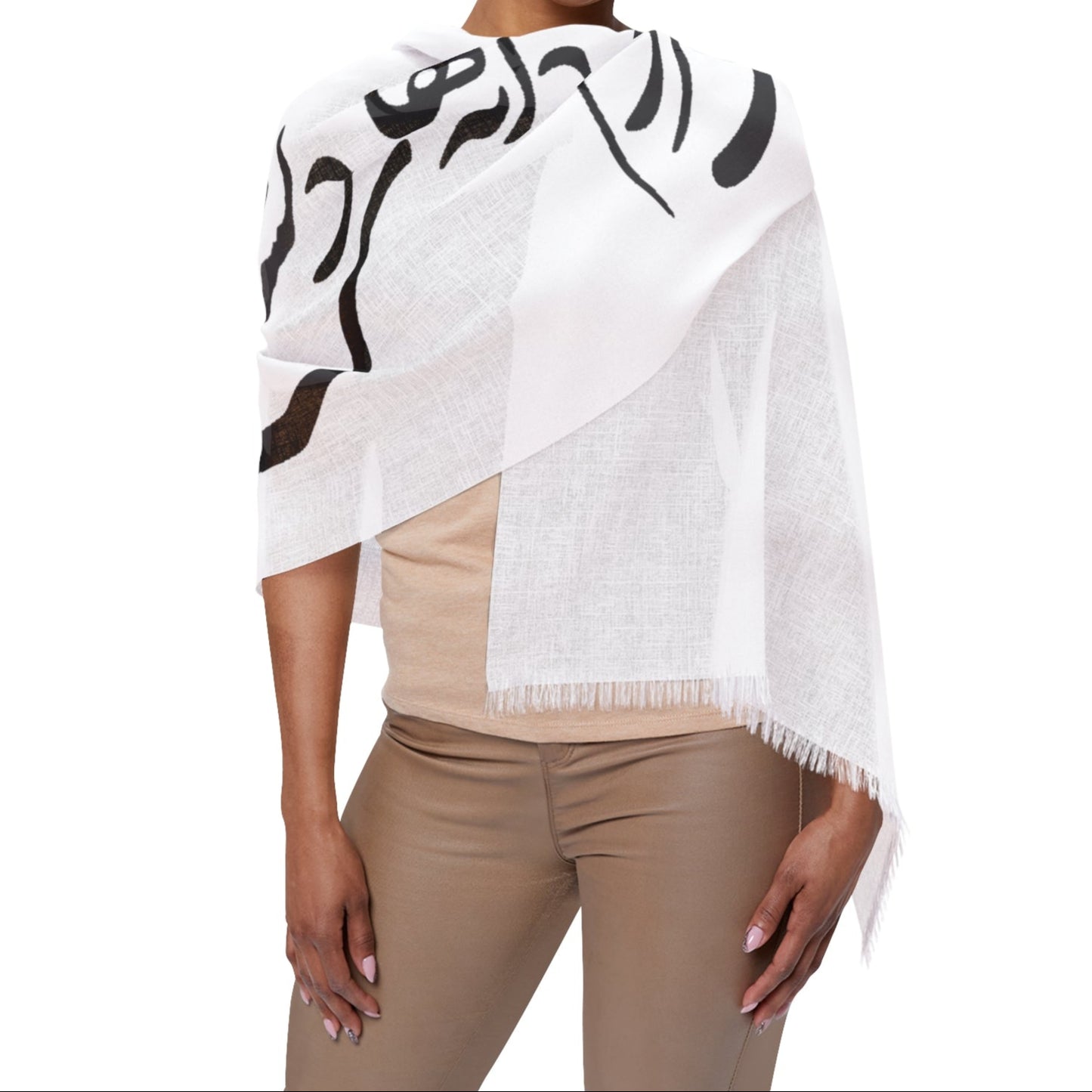 Persian Calligraphy Scarf