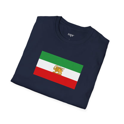 Lion and Sun Iran Flag Unisex T-Shirt
