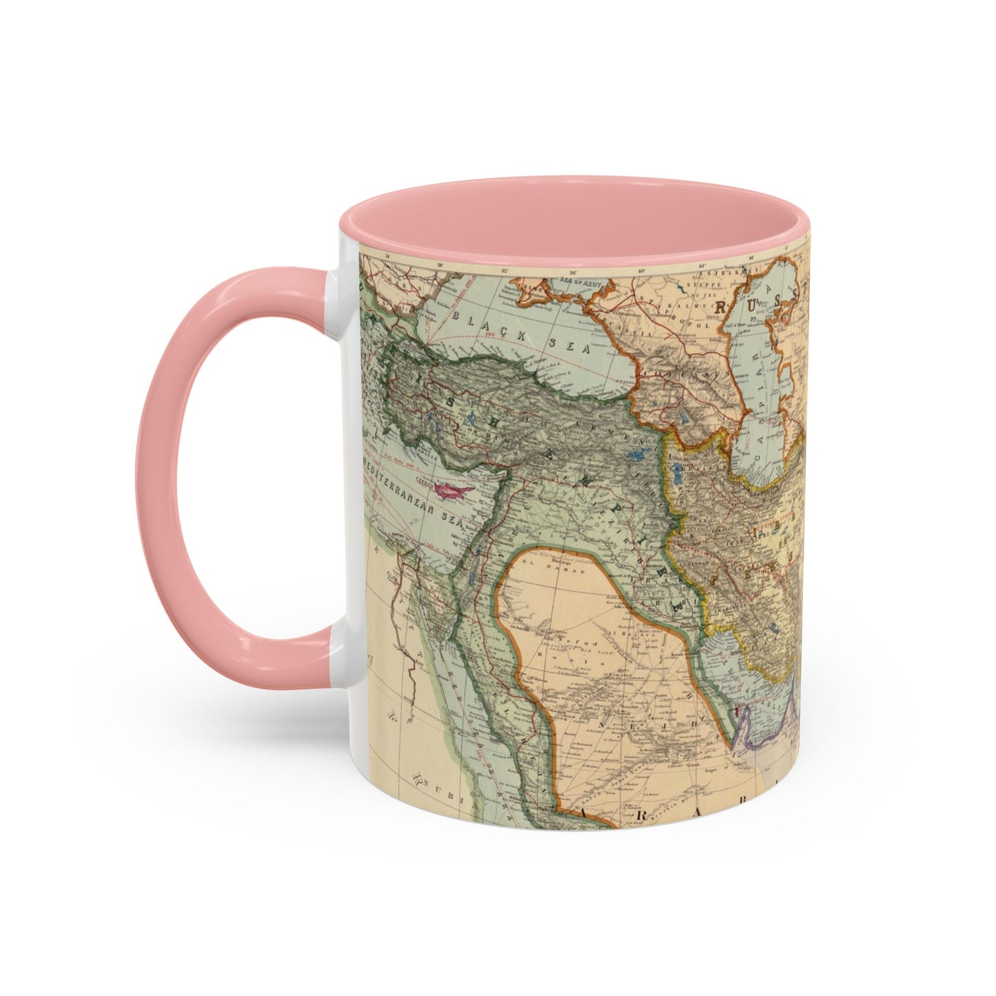 Map of  Iran Ceramic Mug