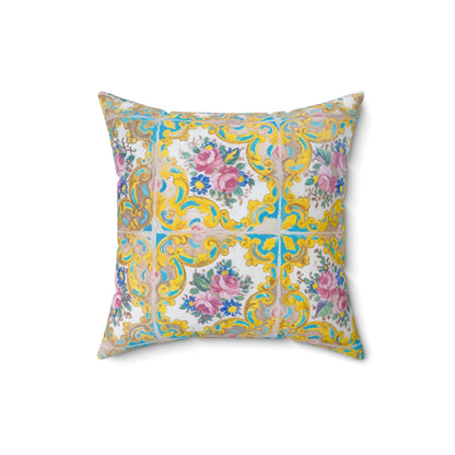 Tile Garden Decorative Pillow