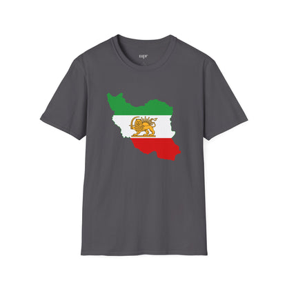 Iran Map Lion and Sun T-Shirt