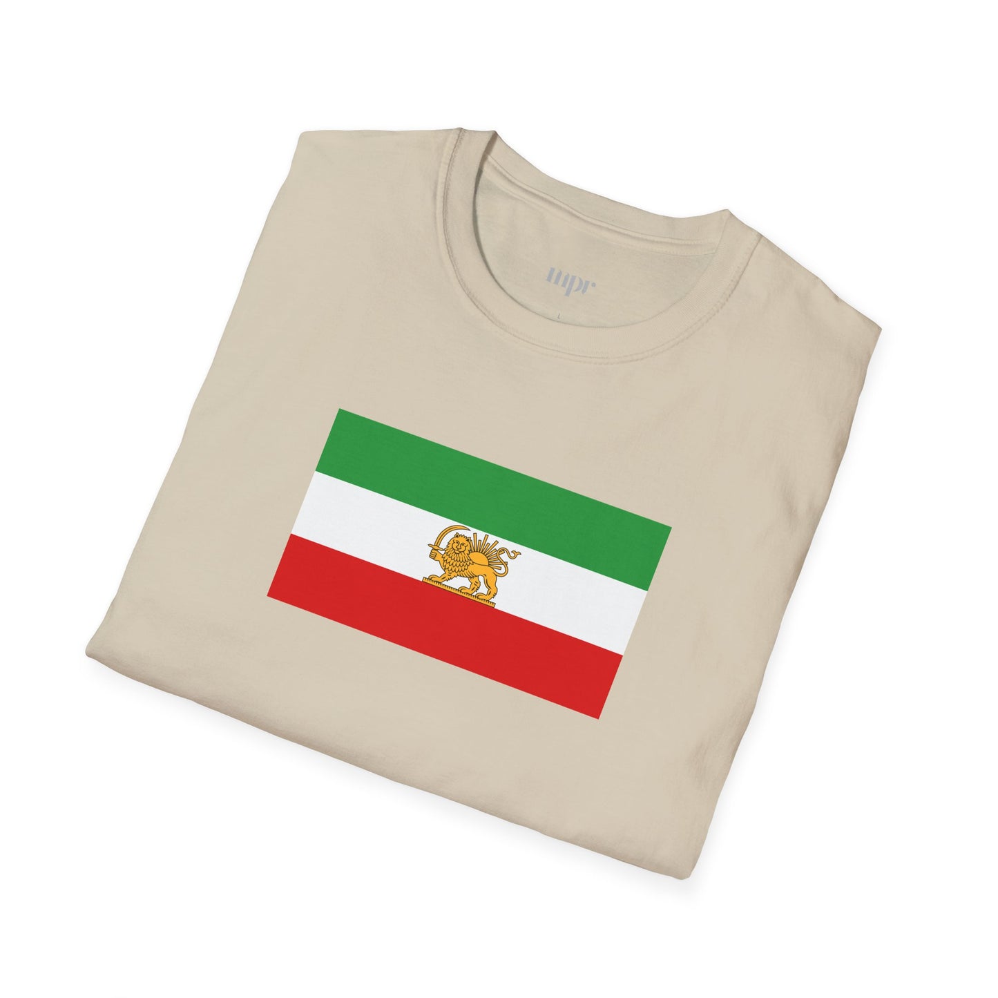 Lion and Sun Iran Flag Unisex T-Shirt