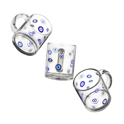 Evil Eye Glass Mug