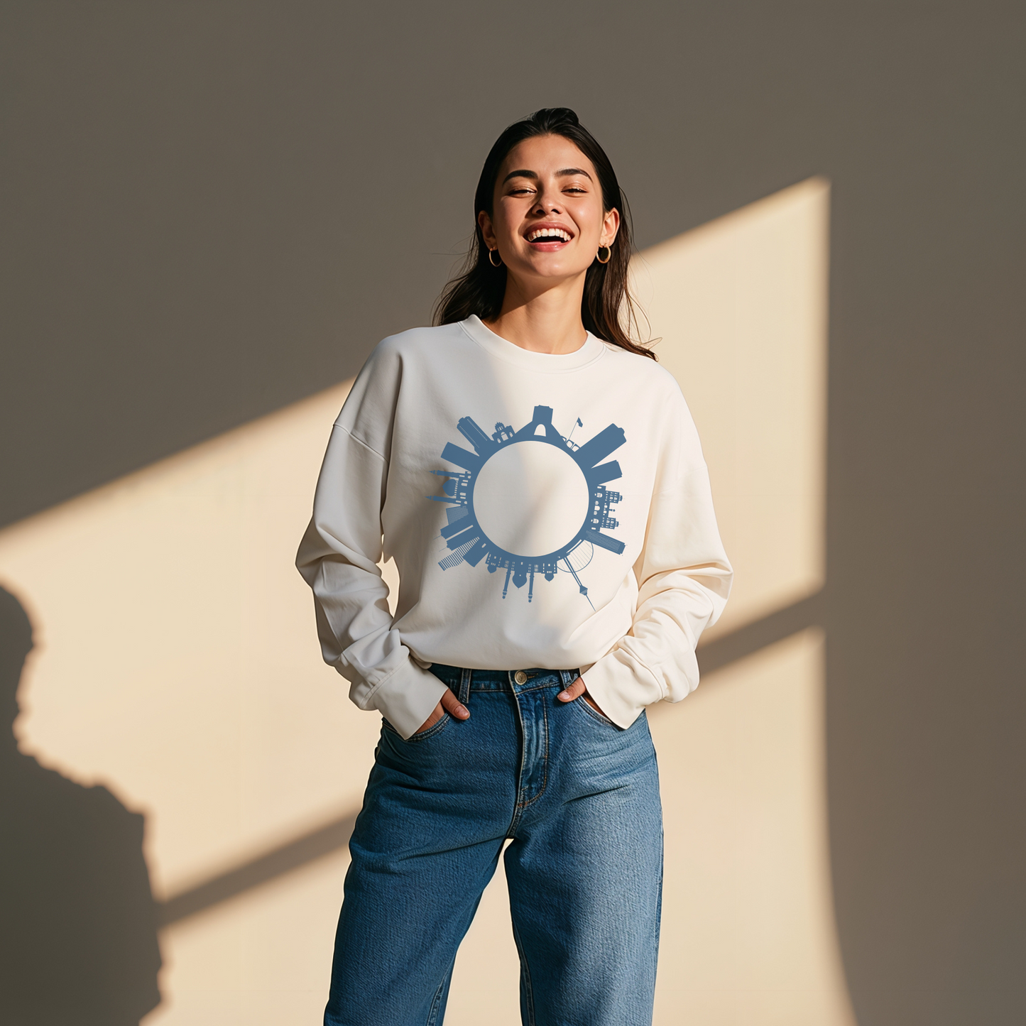 Tehran Skyline Unisex Sweatshirt