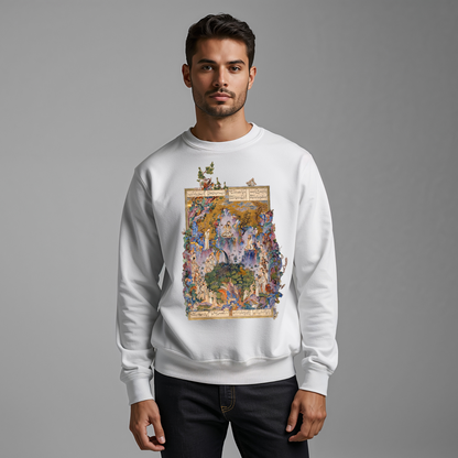 Court of Gayumars - Shahnameh Unisex Sweatshirt