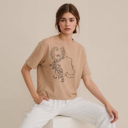 Simorgh and Iran Women's Boxy T-shirt