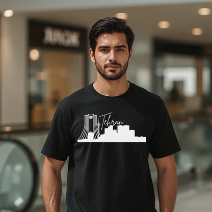 Tehran Skyline Unisex T-Shirt