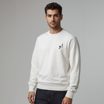 She, He, Always Sweatshirt (Embroidered)