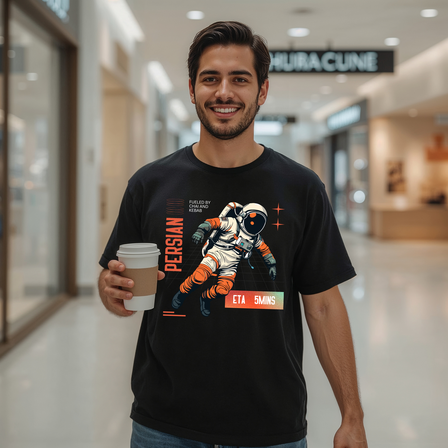Persian Astronaut Unisex T-Shirt