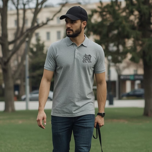 Lion of Persia Unisex Polo Shirt (Embroidered)