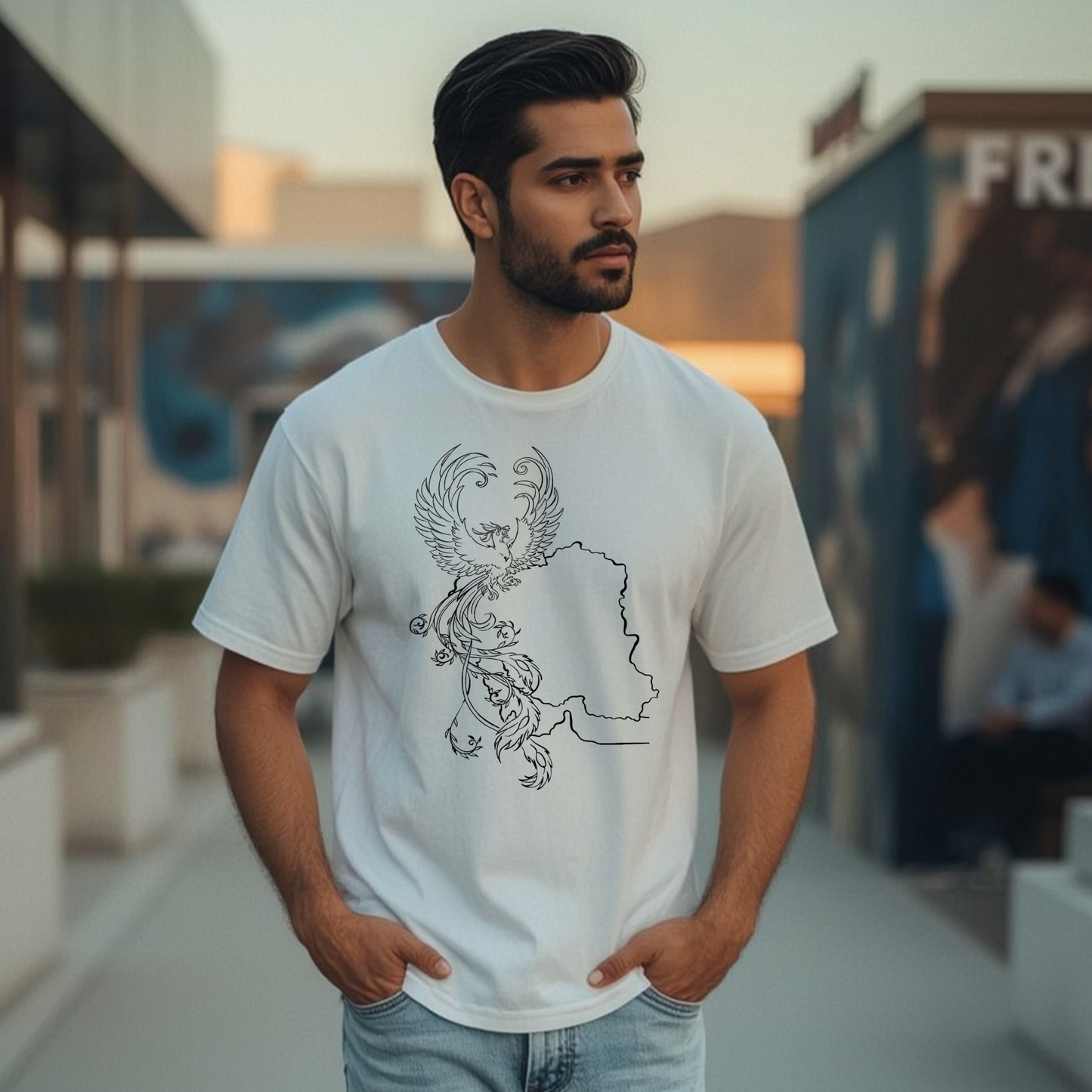 Iran and Simorgh Unisex T-shirt