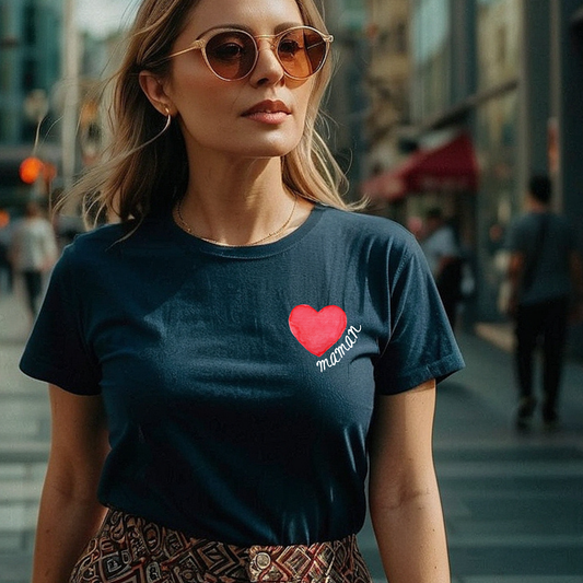 Maman's Heart Unisex T-Shirt