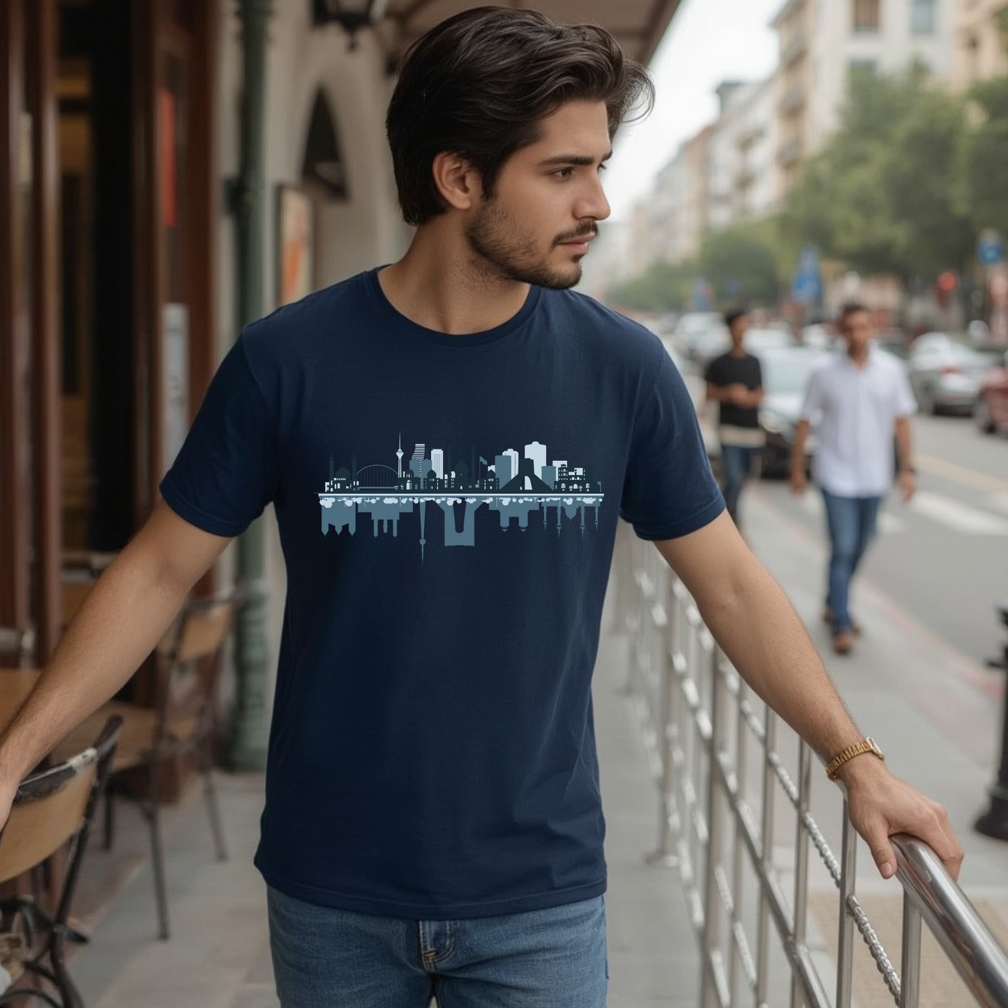 Tehran Skyline Unisex T-Shirt